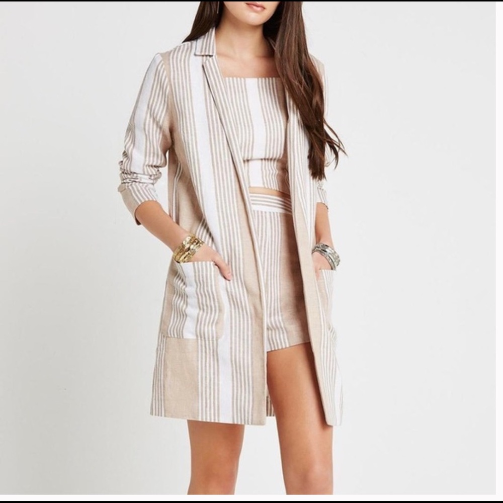 **BCNGeneration Linen Blended Blazer | Women's Fashion Jacket